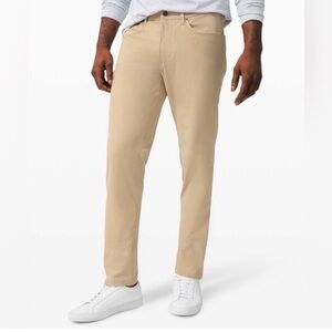 Lululemon ABC Classic-Fit 5 Pocket Warpstreme Pants in Khaki - Size 32